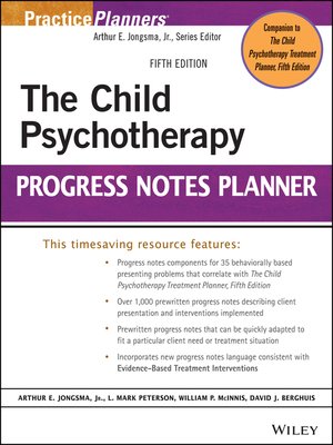 cover image of The Child Psychotherapy Progress Notes Planner
